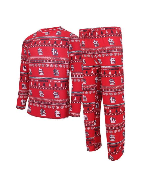 コンセプツ スポーツ レディース ボトムス カジュアルパンツ パンツ セーター ニット Concepts Sport Concept Sport Men's Red St. Louis Cardinals Knit Ugly Sweater Long Sleeve Top and Pants Set Red レッド