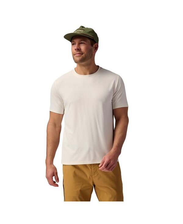 バックカントリー メンズ トップス Tシャツ 半袖 Backcountry Men's Tahoe Sun Short-Sleeve Crew Performance Shirts Short Sleeve Egret