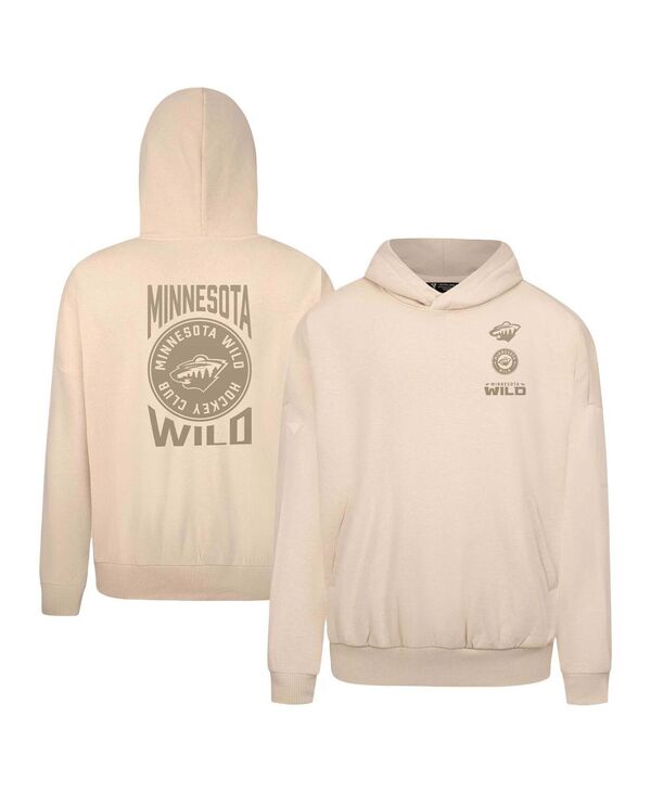 気泡管水準器御召しもの メンズ アウター パーカー・スウェット パーカー LevelWear Men\u0027sCream Minnesota Wild Contact Stamp Pullover Hoodie Cream 皮膚軟化剤