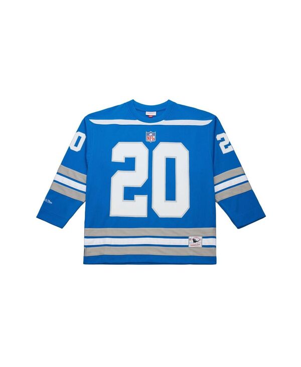ミッチェル&ネス メンズ トップス シャツ ジャージー Mitchell & Ness Men's Barry Sanders Blue Detroit Lions Maxxed Out Fashion Hockey Jersey Blue ブルー