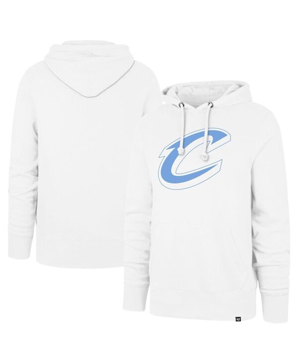47 ブランド メンズ アウター パーカー・スウェット パーカー '47 Brand Men's White Cleveland Cavaliers Headline Pullover Hoodie White ホワイト|ReVida 店