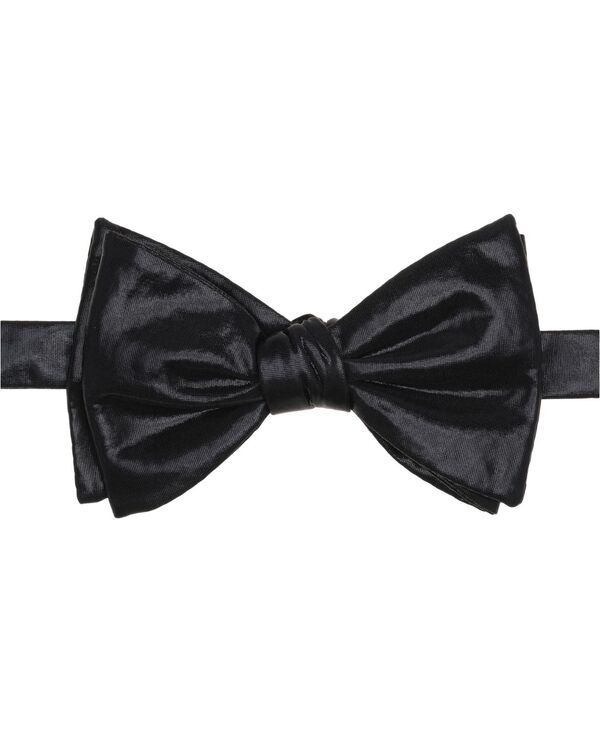 アルファニ メンズ アクセサリー ネクタイ Alfani Men's Chrome Solid Bow Tie Black ブラック
