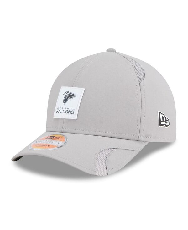 ニューエラ メンズ アクセサリー 帽子 New Era Men's Gray Atlanta Falcons 2025 Sideline M-Crown 9FORTY Adjustable Hat Gray グレー