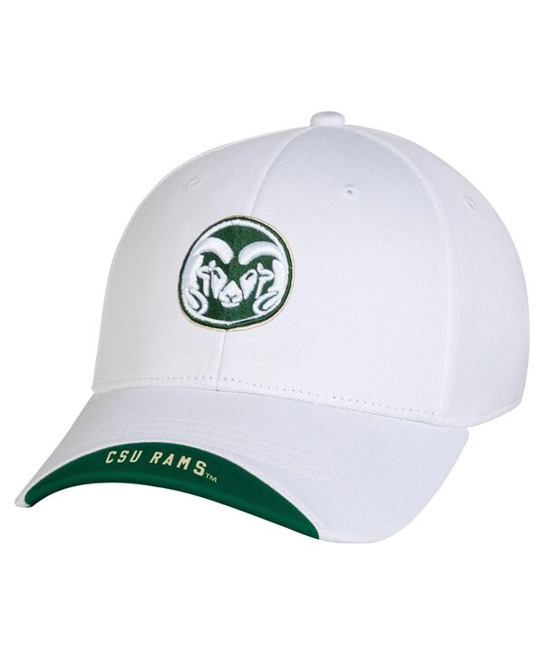 アンダーアーマー メンズ アクセサリー 帽子 Under Armour Men's White Colorado State Rams Sideline Blitzing Accent Flex Hat White ホワイト