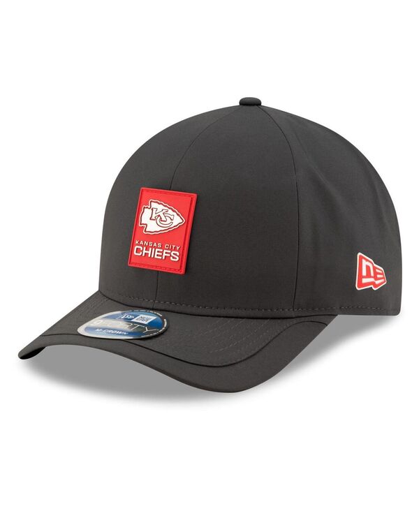 ニューエラ メンズ アクセサリー 帽子 New Era Men's Charcoal Kansas City Chiefs 2025 Sideline Cold Weather 9FORTY M-Crown Adjustable Hat Charcoal チャコール