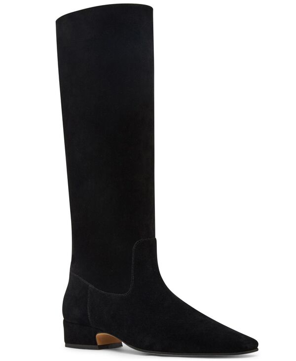 スティーブ マデン レディース シューズ ブーツ・レインブーツ Steve Madden Women's Dantelle Square-Toe Knee High Boots Black Suede ブラック 15,251円