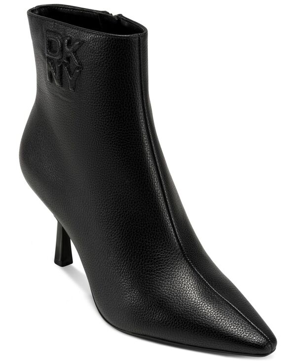 ダナ キャラン ニューヨーク レディース シューズ ブーツ・レインブーツ DKNY Women's Niomi Zipper Dress Booties Black ブラック