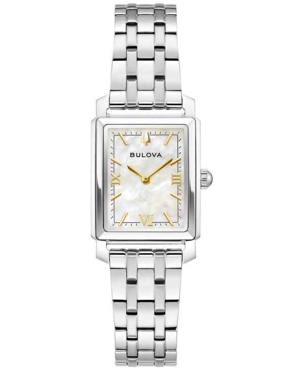ブロバ レディース 佩び物 ウォッチ プルオーバー Bulova Women\u0027s Exclusive Classic Sutton Silver-Tone Stainless Steel Bracelet Watch 21粍 Silver-tone しろがね色