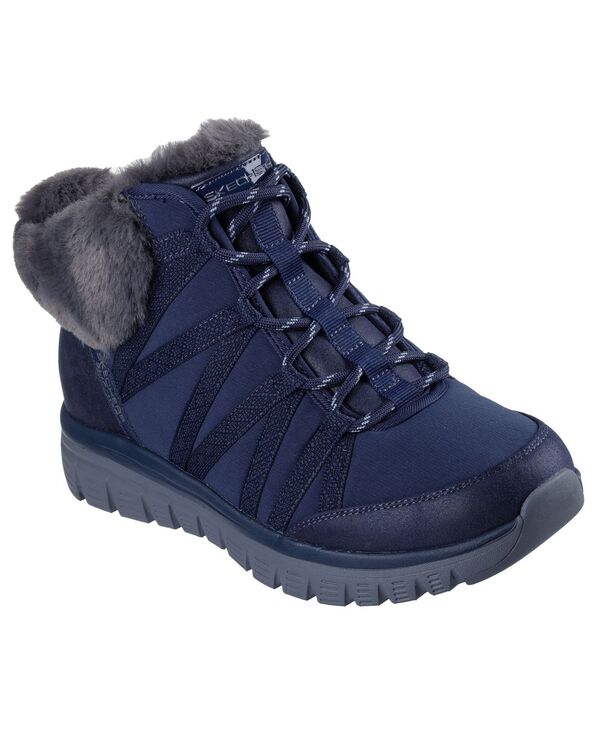 スケッチャーズ レディース シューズ スニーカー ブーツ Skechers Women\u0027s Slip-ins: Graceful - Cozy Strolls Booties from Finish Line Navy 米国海軍
