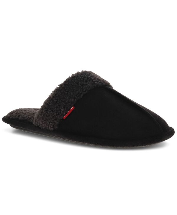 リーバイス レディース シューズ サンダル Levi Women Talya Round Toe Design Scuff Slippers Black ブラック