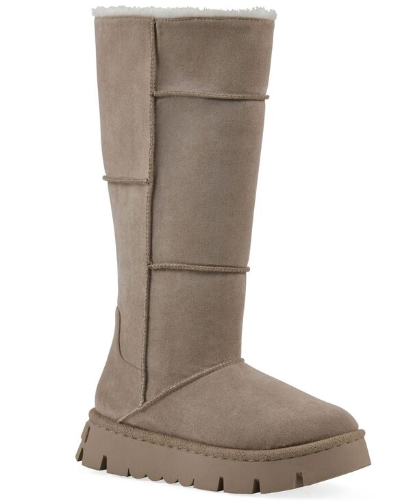 ホワイトマウンテン レディース シューズ ブーツ・レインブーツ トール ブーツ White Mountain Women's Tru Faux Fur Tall Boots Dark Beige ベージュ 15,360円