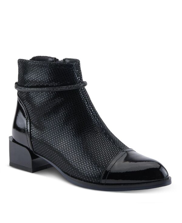 アズーラ レディース シューズ ブーツ・レインブーツ Azura Shelbi Boots Black patent ブラック