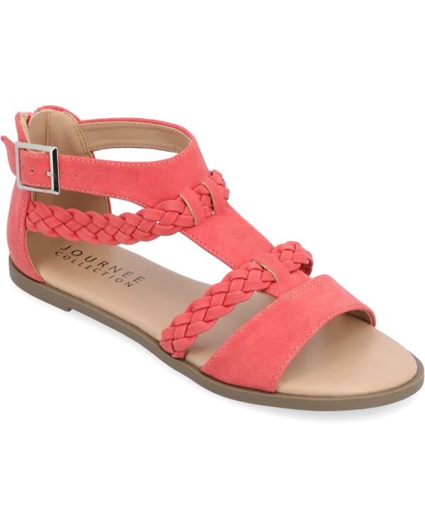 ジュルネ コレクション レディース シューズ サンダル Journee Collection Women's Florence Sandals Coral コーラル
