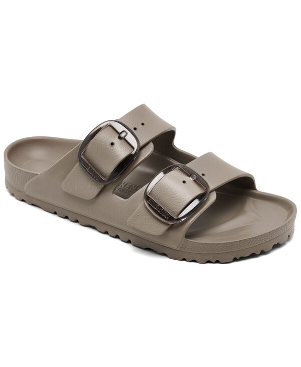 ビルケンシュトック レディース シューズ スニーカー サンダル Birkenstock Women\u0027s Arizona Big Buckle EVA Sandals from Finish Line Gray Taupe 薄墨色