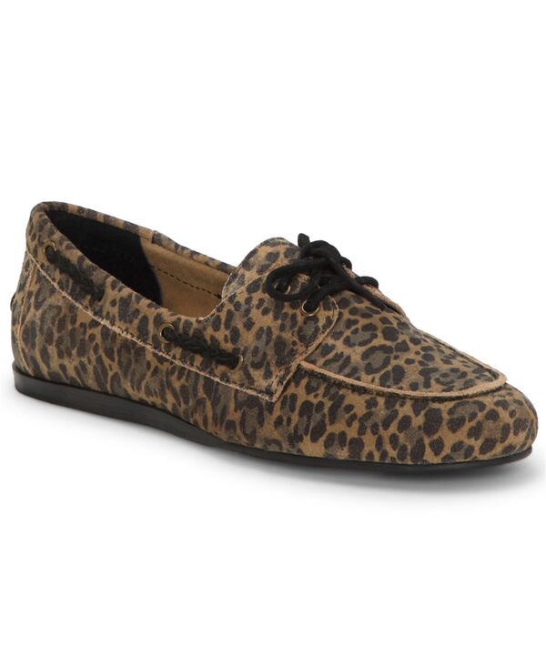 ラッキーブランド レディース シューズ パンプス ミニ ローファー Lucky Brand Women's Timini Studded Moccasin Boat Shoe Loafers Leopard Suede アニマル