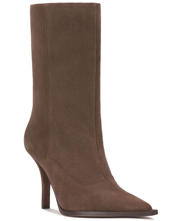 ヴィンスカムート レディース シューズ ブーツ・レインブーツ Vince Camuto Women\'s Presca Stovepipe Dress Booties Toasted Taupe Suede トープ