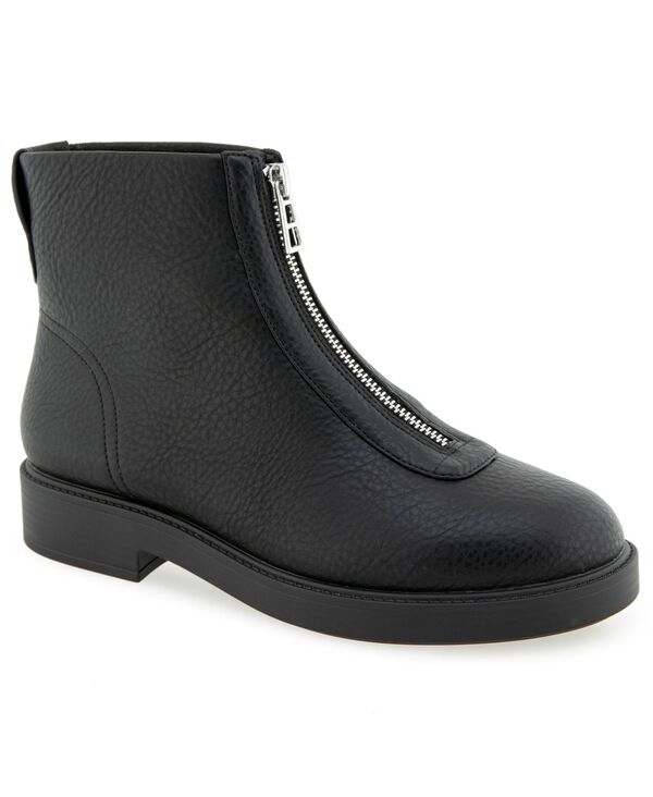 エアロソールズ レディース シューズ ブーツ・レインブーツ チェルシー ブーツ Aerosoles Women's Poshia Chelsea Bootie Black faux tumbled nubuck ブラック
