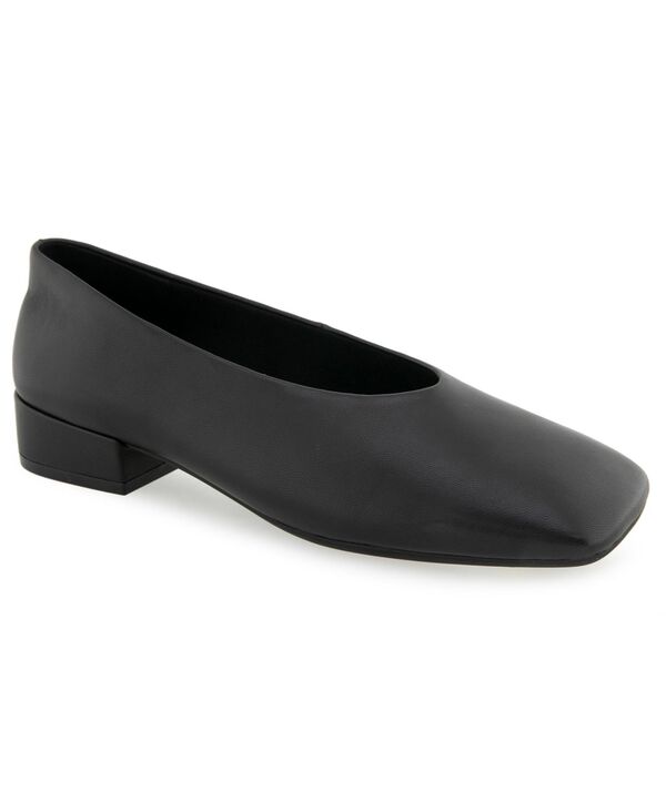 エアロソールズ レディース シューズ パンプス ヒール Aerosoles Women's Nannie Dress Heel Black soft nappa leather ブラック
