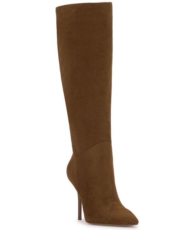 ジェシカシンプソン レディース シューズ パンプス ブーツ Jessica Simpson Women's Lovienn Stiletto Knee-High Dress Boots Regular & Wide Calf Safari Brown ブラウン