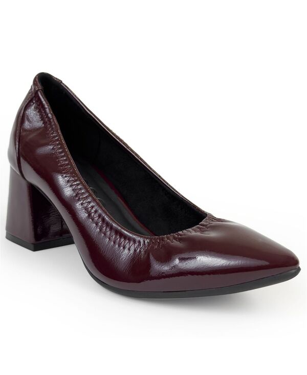 エアロソールズ レディース シューズ パンプス Aerosoles Women's Elisea Dress Pump Merlot crinkle patent faux leather
