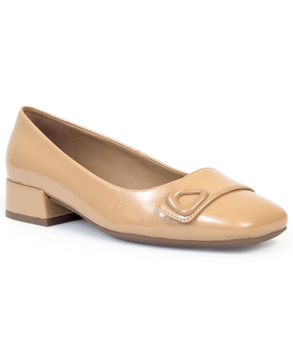 エアロソールズ レディース シューズ パンプス Aerosoles Women's Isai Dress Pump Beige patent faux leather ベージュ