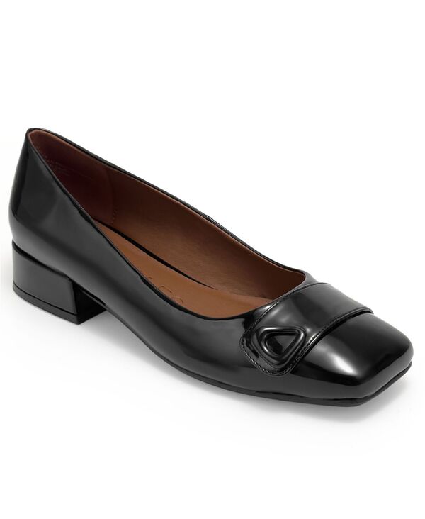 エアロソールズ レディース シューズ パンプス Aerosoles Women's Isai Dress Pump Black patent faux leather ブラック|ReVida 店