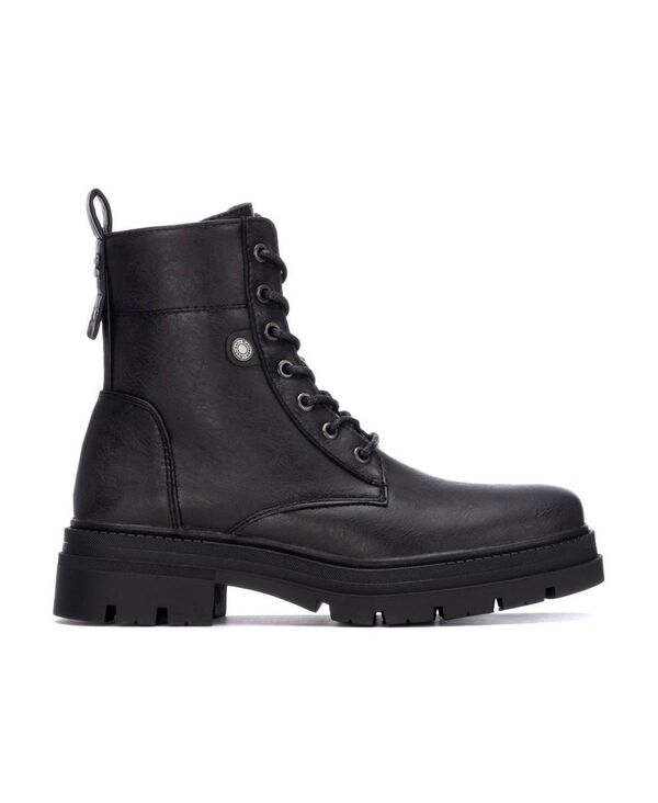 キシタイ レディース シューズ ブーツ・レインブーツ Women Combat Booties Refresh Collection By XTI Black ブラック