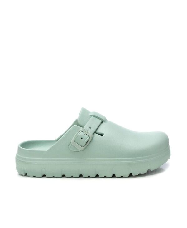 キシタイ レディース シューズ サンダル XTI Women's Comfort Clogs Green グリーン