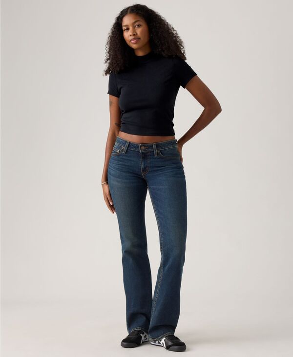 リーバイス レディース ボトムス デニムパンツ ブーツカット ブーツ ローライズ ジーンズ Levi's Women's Superlow Low-Rise Bootcut Jeans Sweep Down