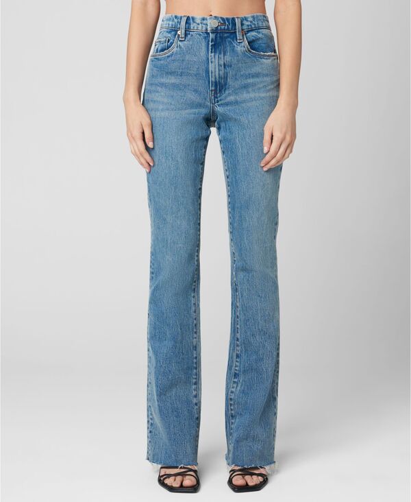 ブランクニューヨーク レディース ボトムス デニムパンツ ブーツカット ブーツ ジーンズ BLANK NYC Women's Bootcut Jeans Navy ネイビー|ReVida 店