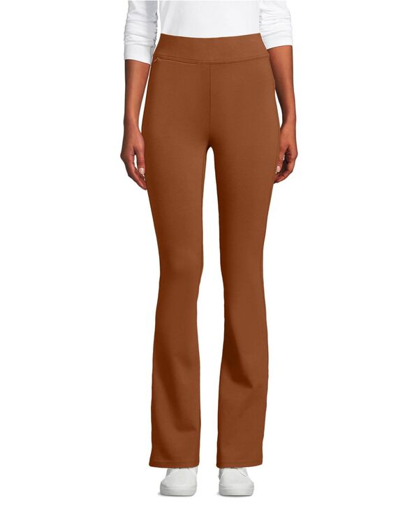 ランズエンド レディース ボトムス カジュアルパンツ パンツ Lands' End Women's Starfish High Rise Pull On Flare Pocket Pants Rich ginger brown ブラウン