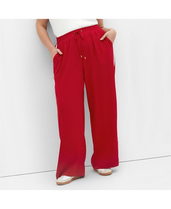 シティーシック レディース ボトムス カジュアルパンツ プラスサイズ CITY CHIC Women's Plus Size Lilia Pant Red レッド 17,005円