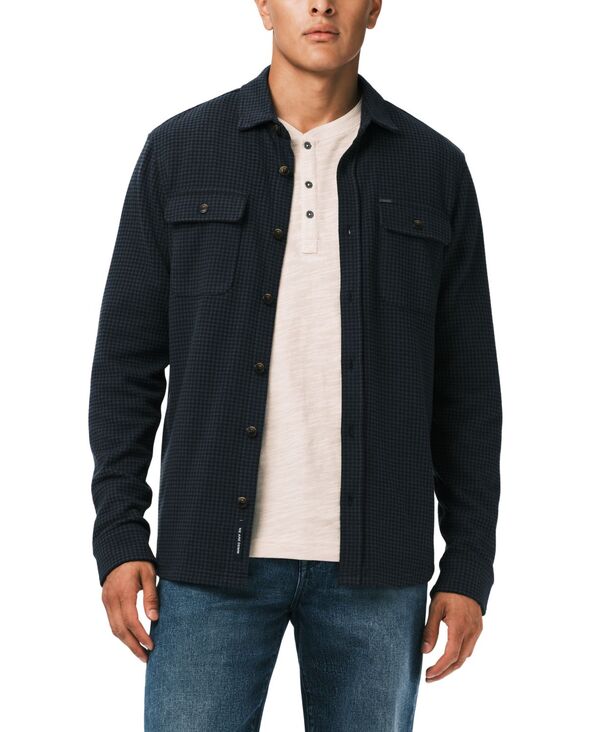 バッファロー・デイビッド・ビトン メンズ トップス シャツ Buffalo David Bitton Men's Samme Regular-Fit Shirt Blue ブルー