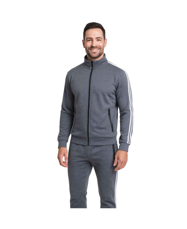 ギャラクシーバイハルビック メンズ アウター パーカー・スウェット スウェット シャツ フリース Galaxy By Harvic Men's 2-Pack Tech Fleece Sweatshirt and Jogger Set Gray グレー