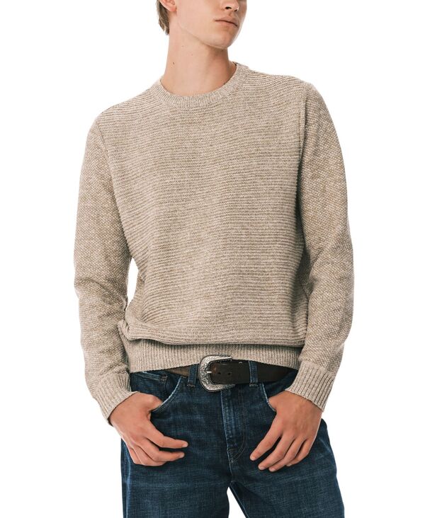 バッファロー・デイビッド・ビトン メンズ アウター ニット・セーター クルーネック セーター Buffalo David Bitton Men's Warrin Crewneck Sweater Jute