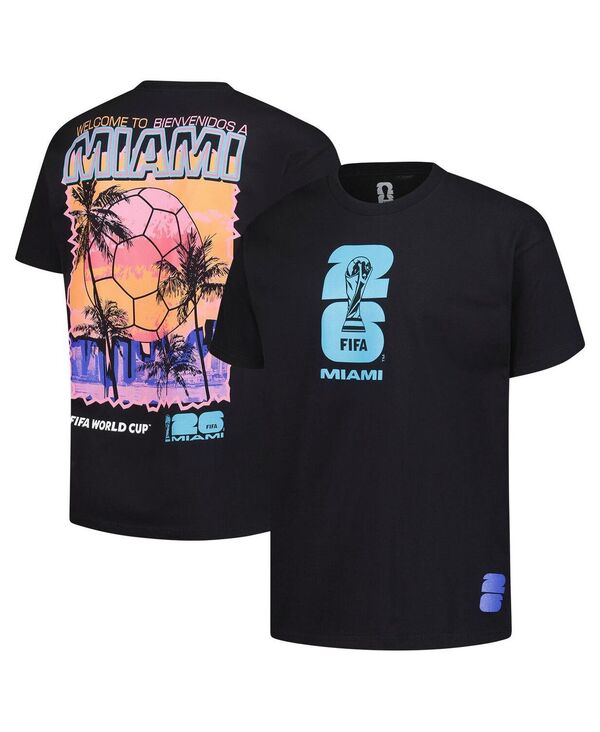 アウタースタッフ メンズ トップス Tシャツ Outerstuff Men's Black 2026 FIFA World Cup Miami Host City Local Oversized T-Shirt Black ブラック