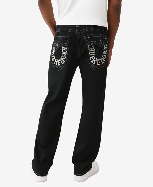 トゥルーレリジョン メンズ ボトムス デニムパンツ ジーンズ True Religion Men's Bobby Baggy Jeans Black Rinse ブラック