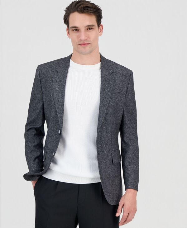ヒューゴボス メンズ アウター ジャケット・ブルゾン コート Hugo Boss Men's Modern-Fit Sport Coat Open Grey グレー｜ReVida 店