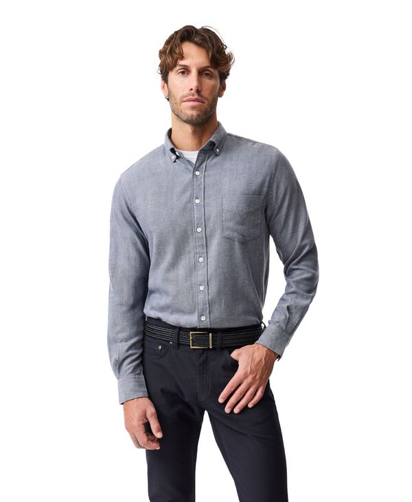 ロッドアンドグン メンズ トップス シャツ スリムフィット Rodd & Gunn Rodd Gunn Men's Barrhill Long Sleeve Slim Fit Shirt Denim デニム|ReVida 店