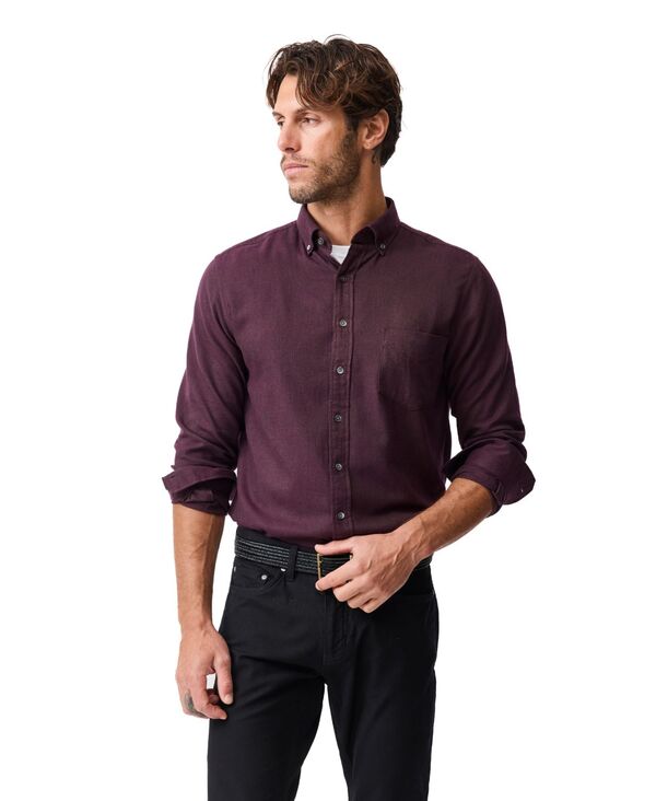 ロッドアンドグン メンズ トップス シャツ スリムフィット Rodd & Gunn Rodd Gunn Men's Barrhill Long Sleeve Slim Fit Shirt Mulberry｜ReVida 店 38,870円