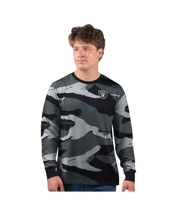スターター メンズ トップス Tシャツ Starter Men's Gray Las Vegas Raiders Thursday Night Gridiron Long Sleeve T-Shirt Gray グレー