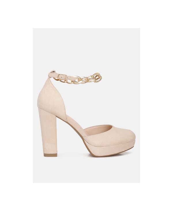 ロンドンラグ レディース シューズ サンダル プラットフォーム アンクル London Rag Womens Inigo Interchangeable Ankle Strap Platform Sandals s Light beige ベージュ