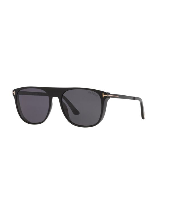 トム・ジェラルド・r・フォード メンズ 付属物 サングラス・アイウェア Tom Ford Men\u0027s Sunglasses Lionel-02 TR001836 Black Shiny Gray 黒いこと