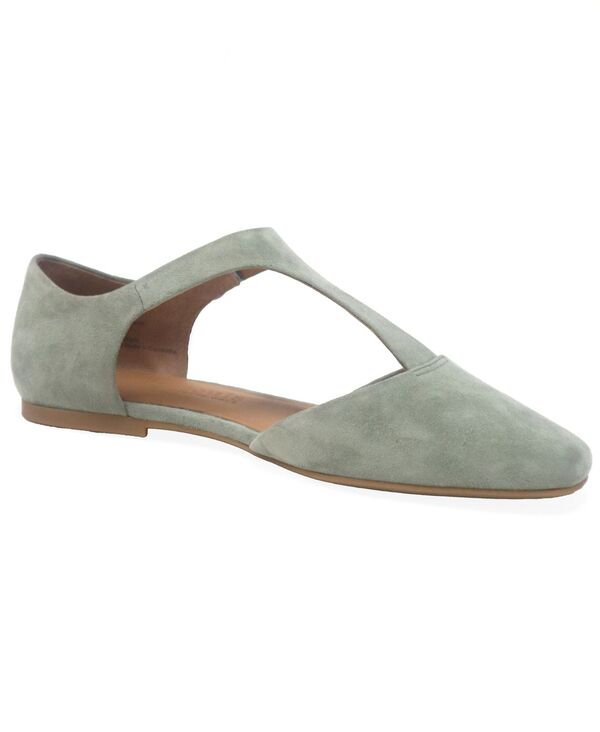 ジェントルソウルズ レディース シューズ パンプス Gentle Souls Women\u0027s Wyatt T-Strap Flats Sage Suede サルヴィア
