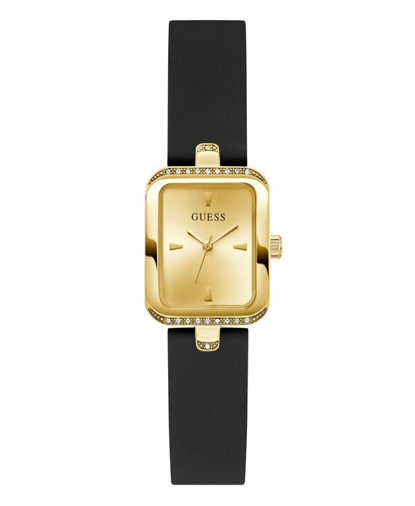 ゲス レディース アクセサリー 腕時計 GUESS Women's Black Gold Tone Analog Watch 22mm Gold Tone ゴールド｜ReVida 店