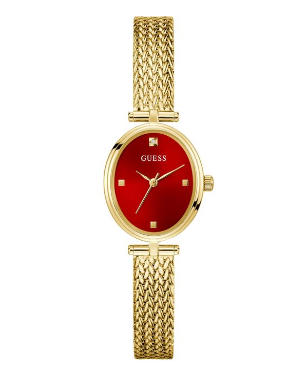 ゲス レディース アクセサリー 腕時計 GUESS Women's Gold Tone Analog Watch 24mm Gold Tone ゴールド｜ReVida 店