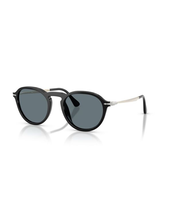 ペルソル レディース 付属物 サングラス・アイウェア Persol Unisex Polarized Sunglasses PO3383S Black 黒いこと