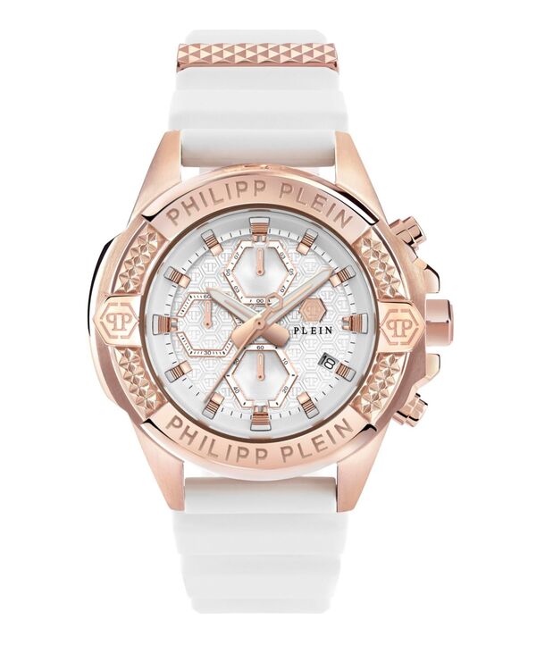 フィリッププレイン メンズ アクセサリー 腕時計 Tシャツ Philipp Plein Men's Rose Gold Stainless Steel Watch 44mm Rose Gold ゴールド