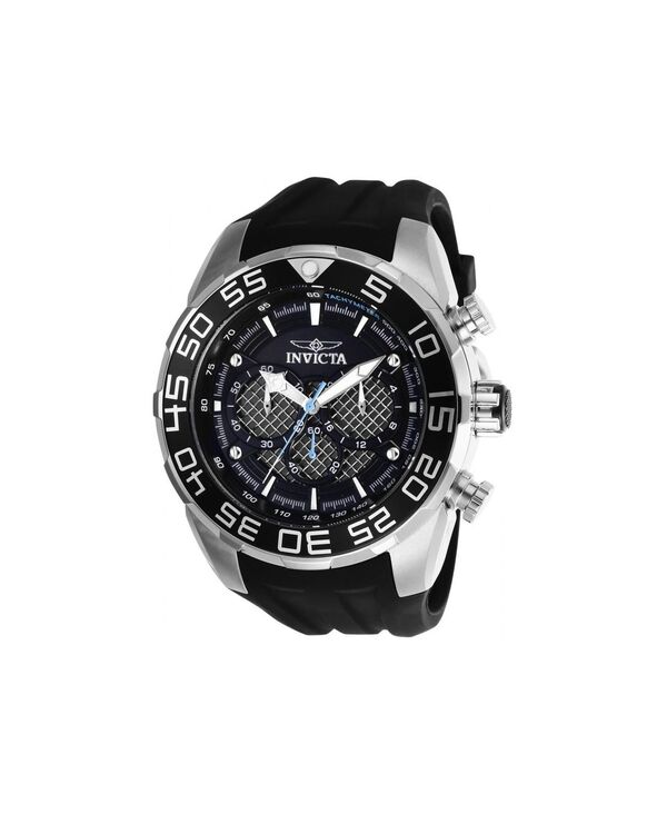 インビクタ メンズ 付属品 ウオッチ Invicta Men\u0027s 26314 Speedway Quartz Multifunction Black Silver Dial Watch Black 黒いこと 腕時計-メンズ腕時計