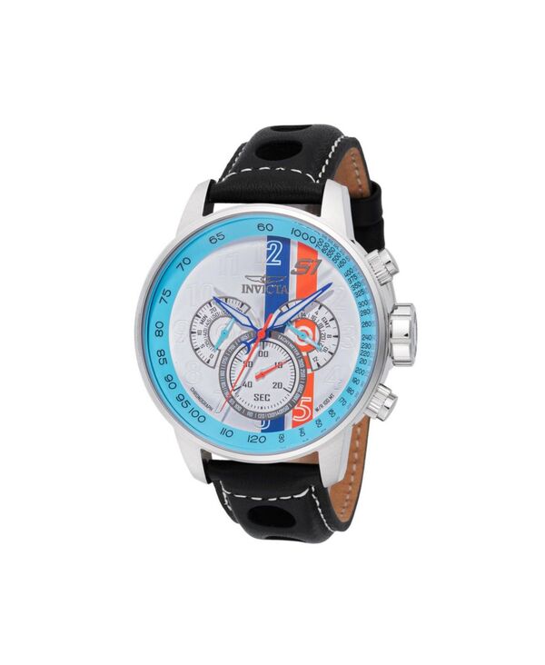 インビクタ メンズ アクセサリー 腕時計 Invicta Men's 48615 S1 Rally Quartz Chronograph Light Blue Red White Blue Dial Watch White ホワイト